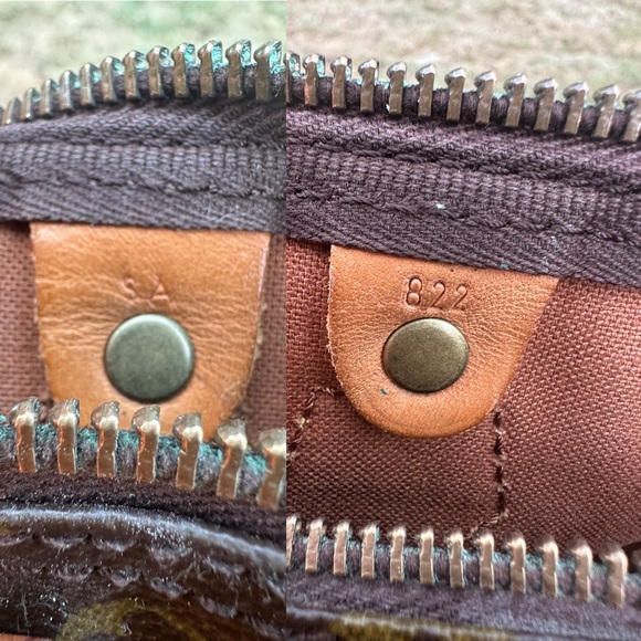 Louis Vuitton Speedy 30 from 1982 with COA date code: 822SA - Picture 12 of 17